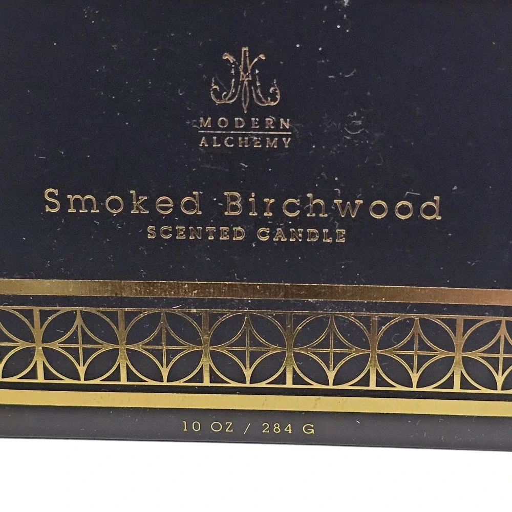 Modern Alchemy Smoked Birchwood Scented Candle 10 oz Luxury Home‎ Fragrance